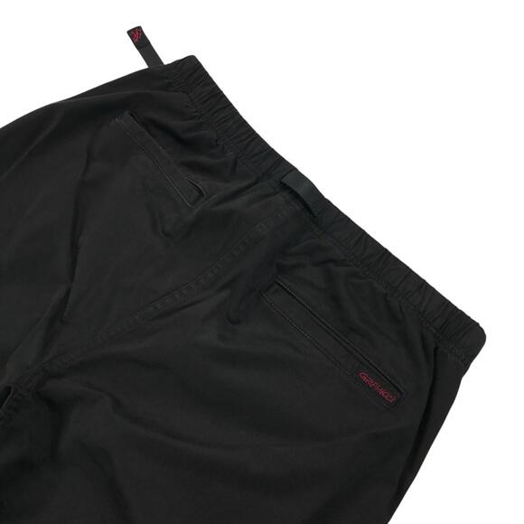 Gramicci NN Pants Mens Large L Black Belted Joggers Chino Relaxed Fit Hiking - Picture 3 of 4